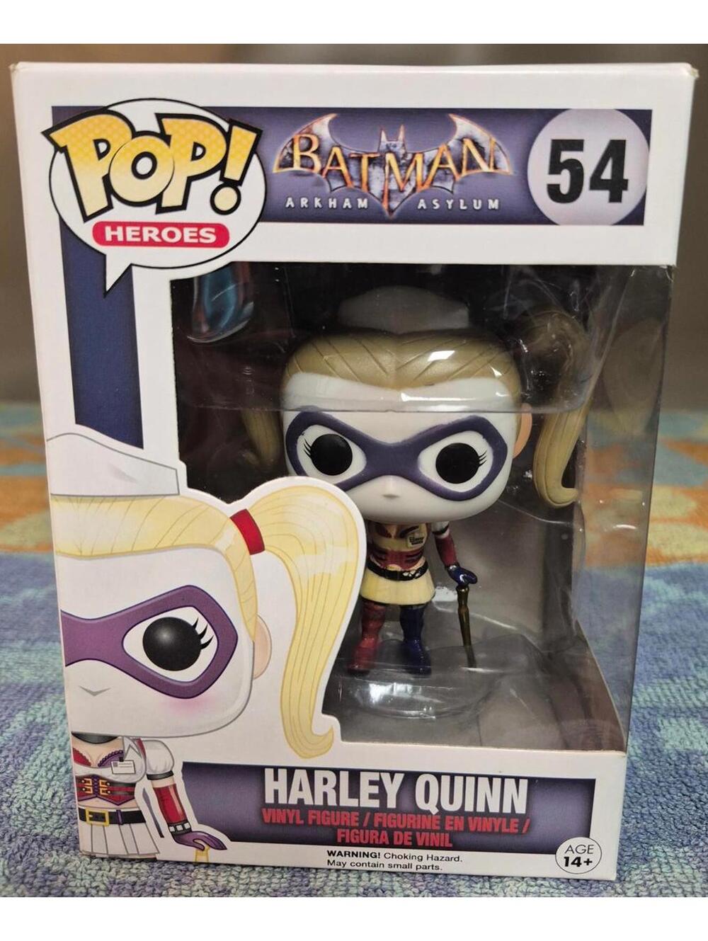 Funko Pop! Heroes Batman Arkham Asylum Harley Quinn Vinyl Figure #54
